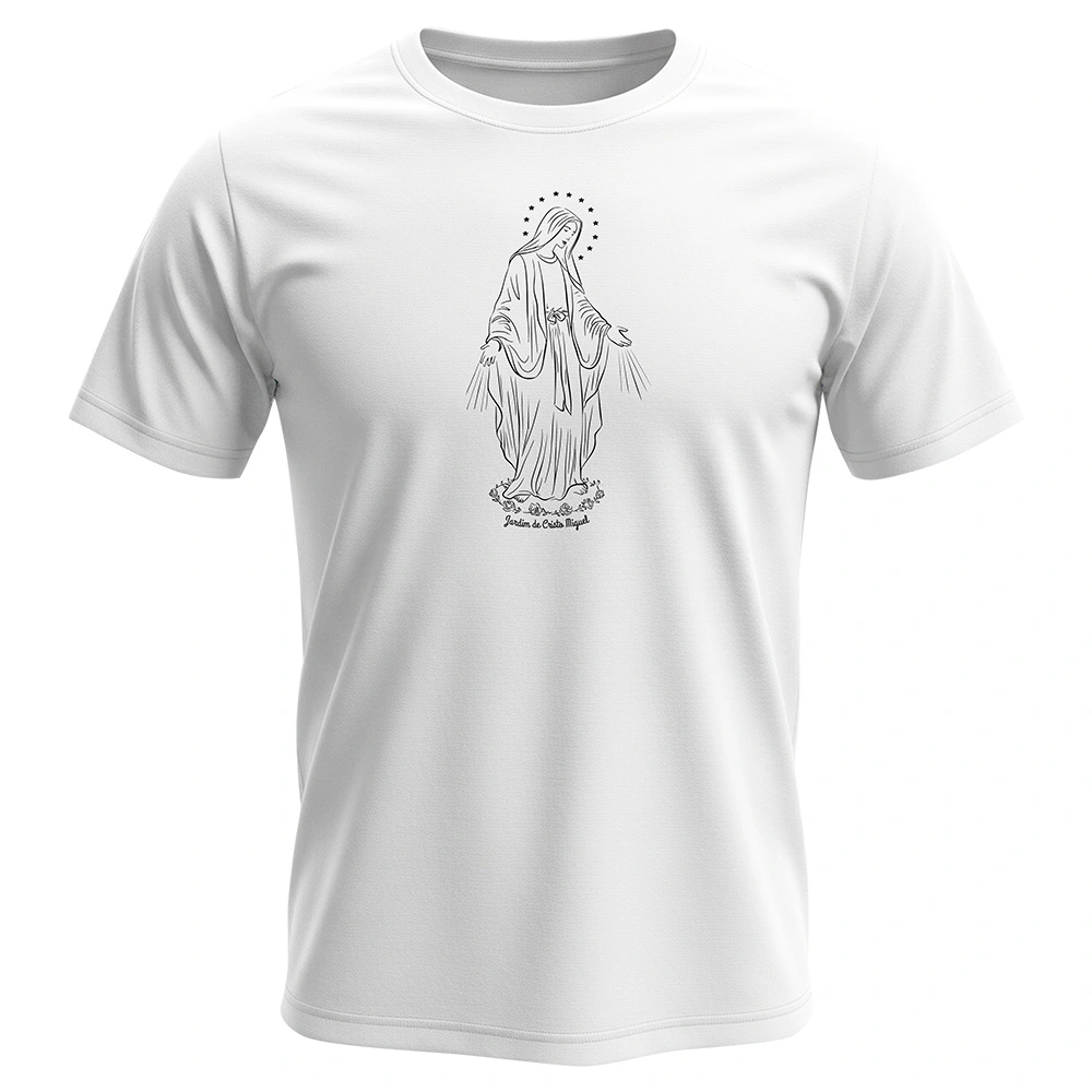 Camisa de Nossa Senhora das Graças - Traços Delicados