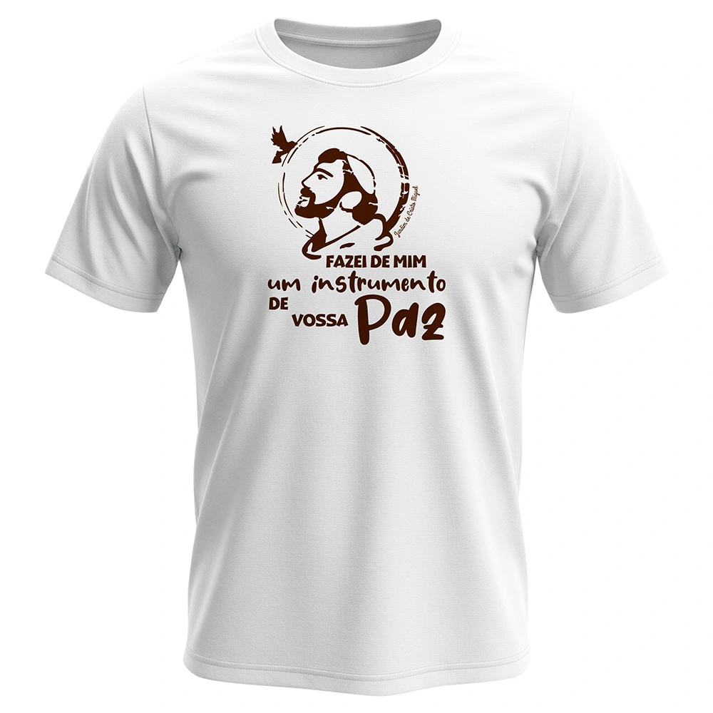 Camisa São Francisco de Assis - Fazei de Mim